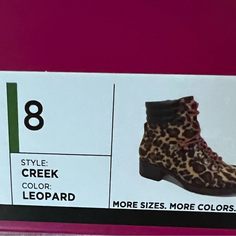 Womens So Leopard Print Ankle Boots. Excellent Condition